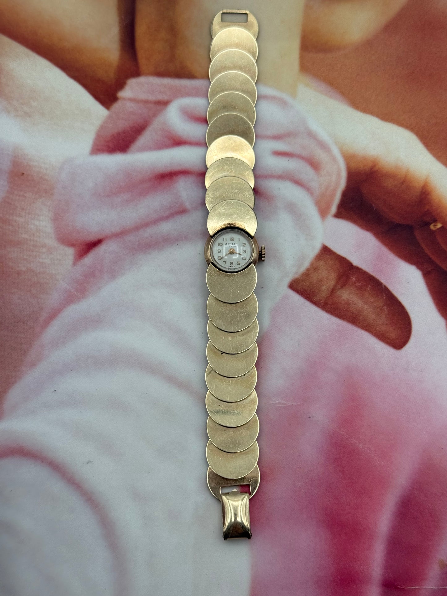 vintage kent gold watch