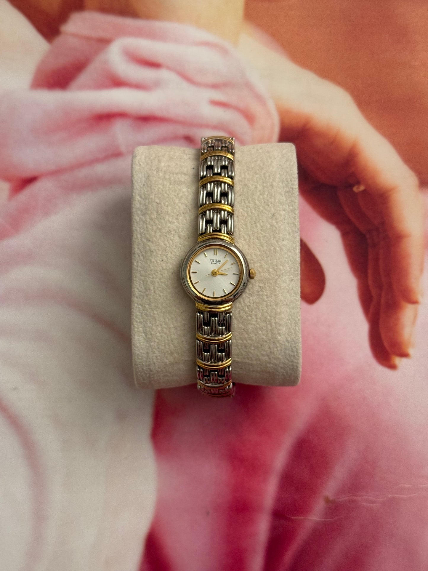 vintage citizen two tone watch