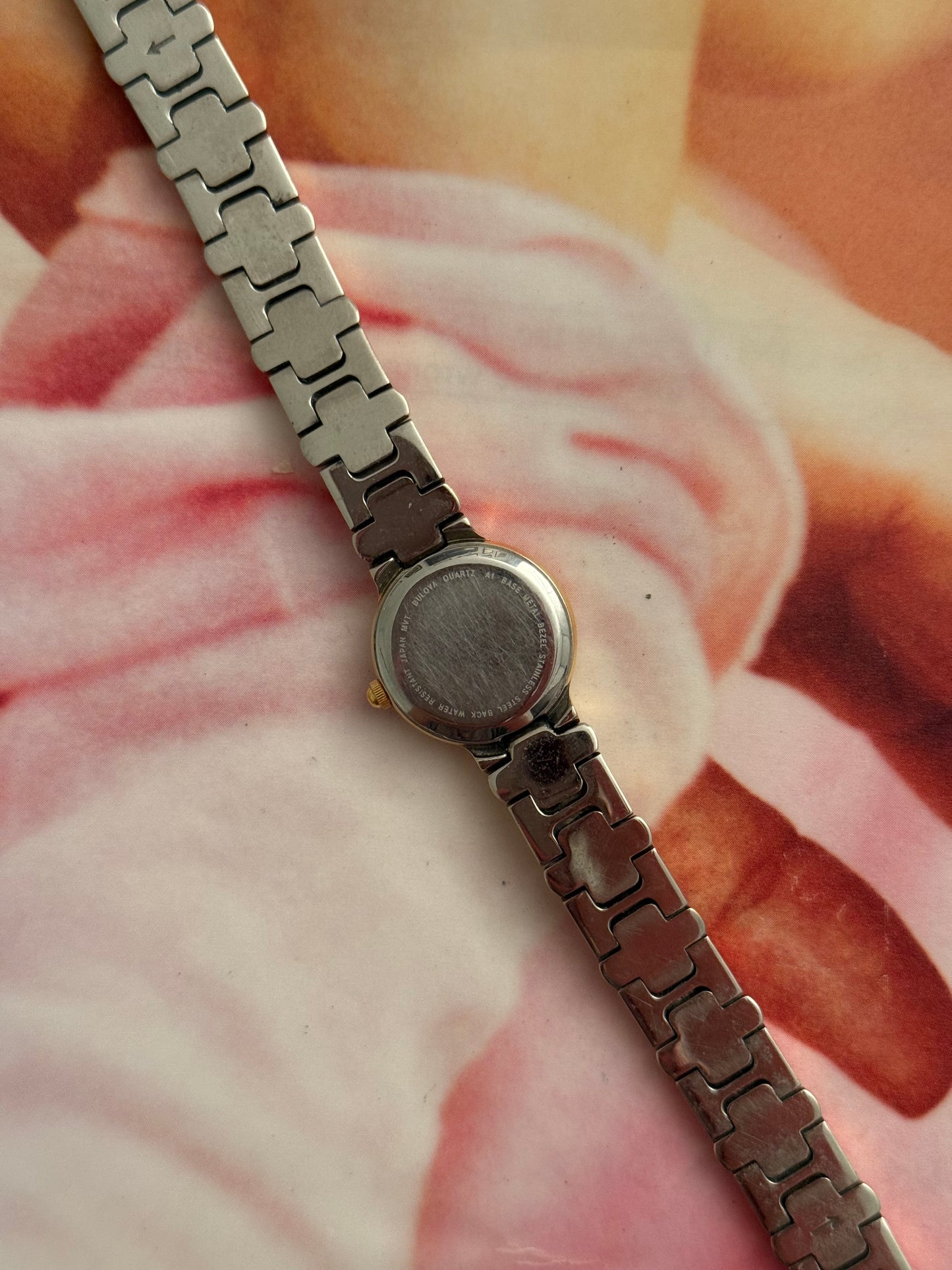 vintage bulova two tone
