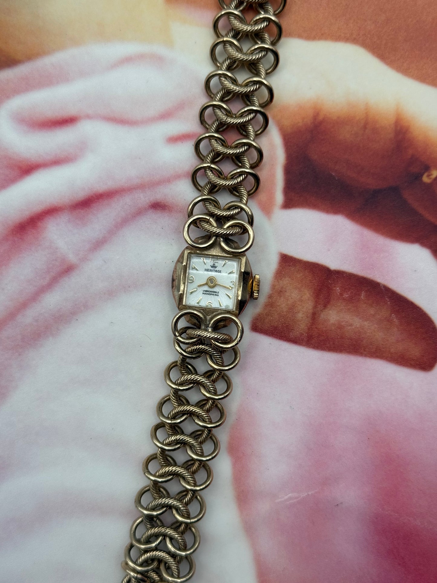 vintage heritage gold watch