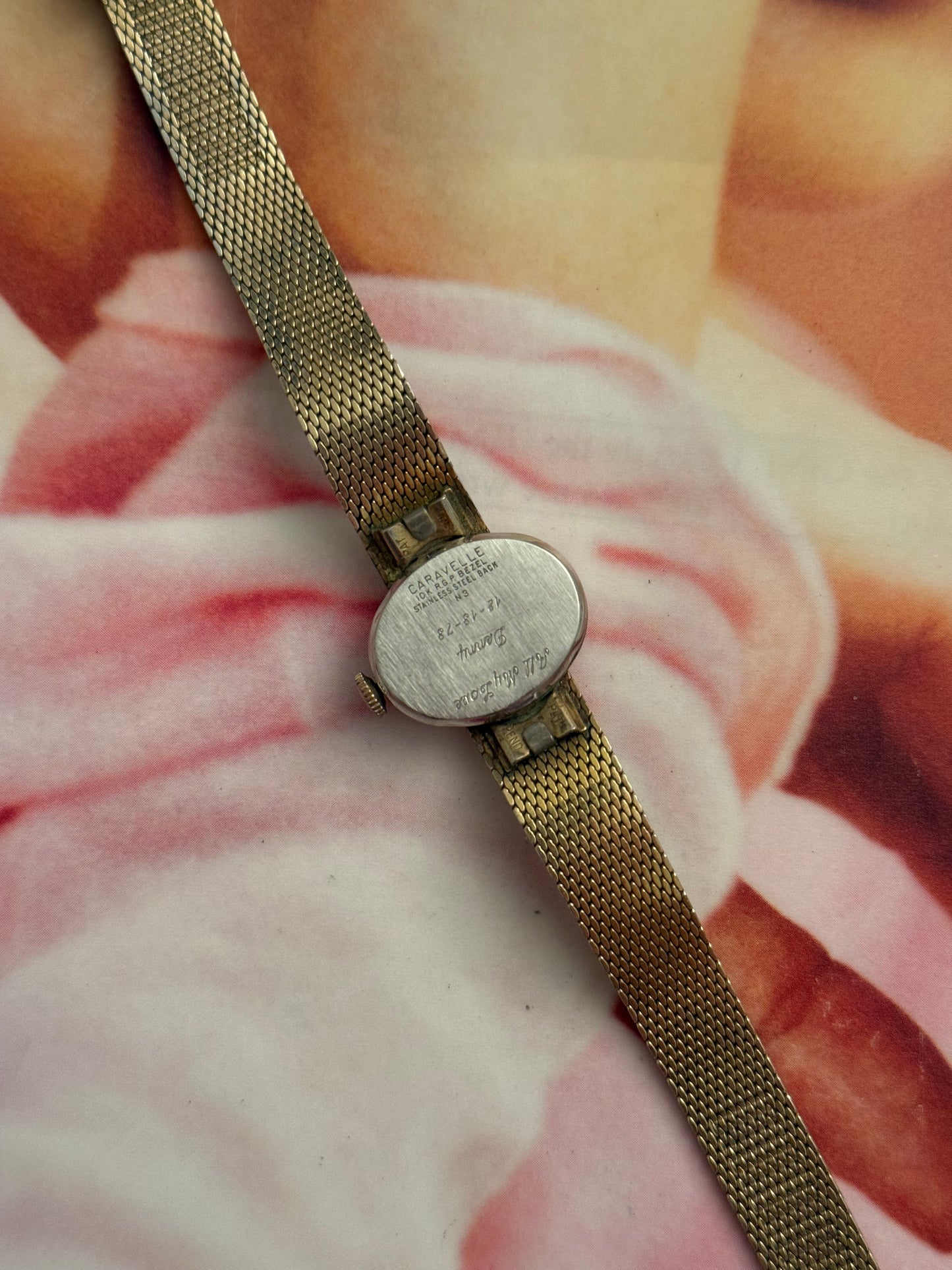vintage caravelle gold watch