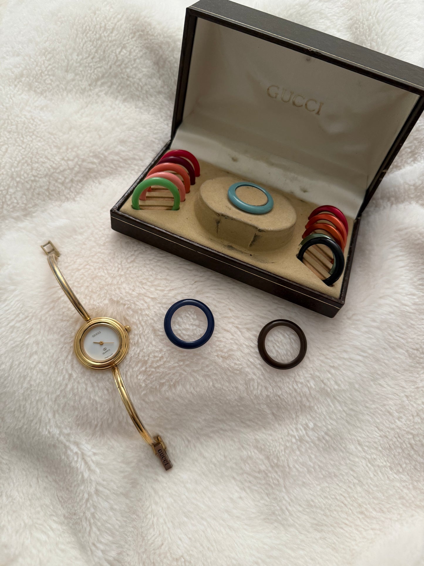 vintage gucci interchangable watch
