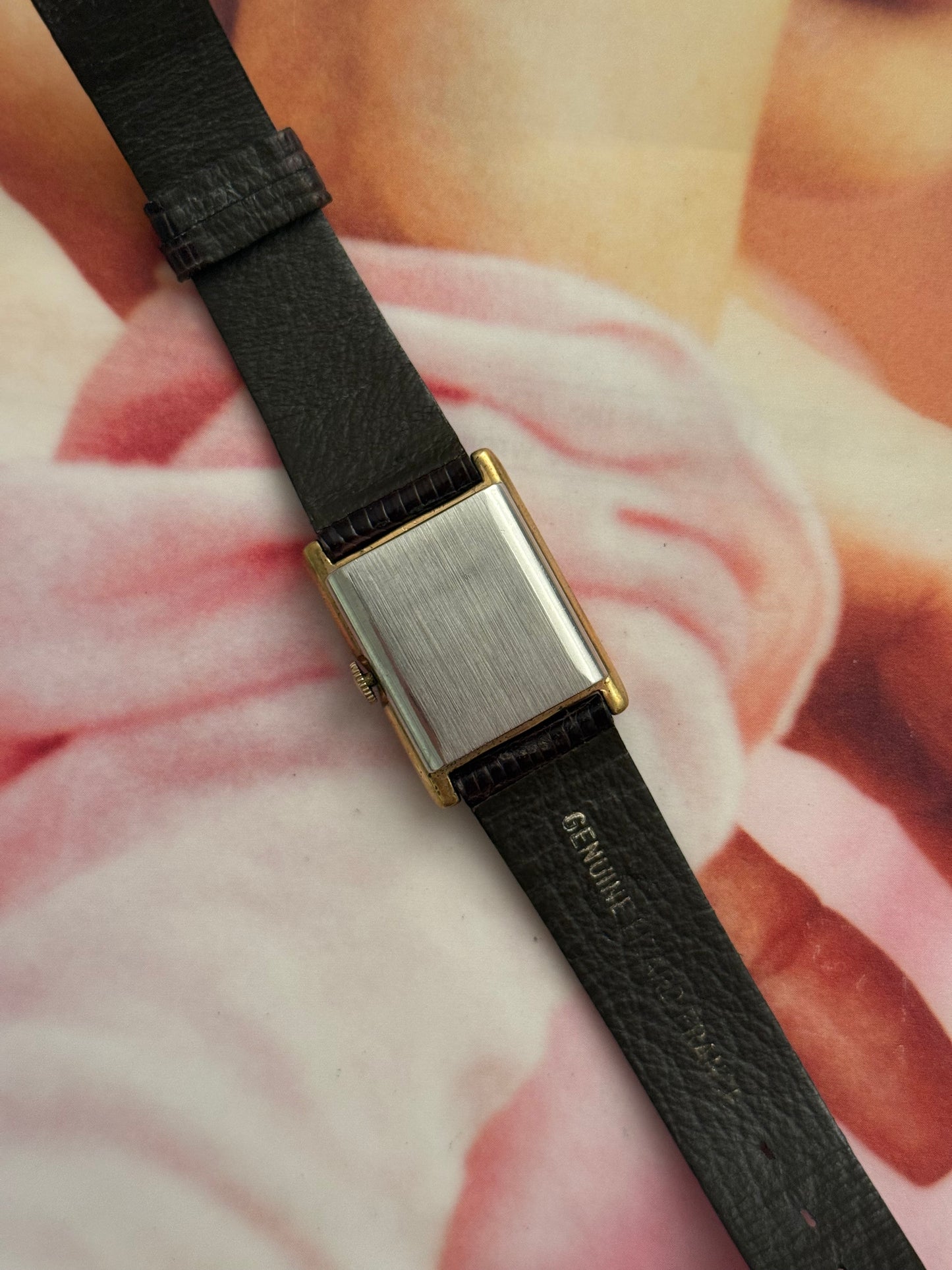 vintage emerich meerson tank leather watch