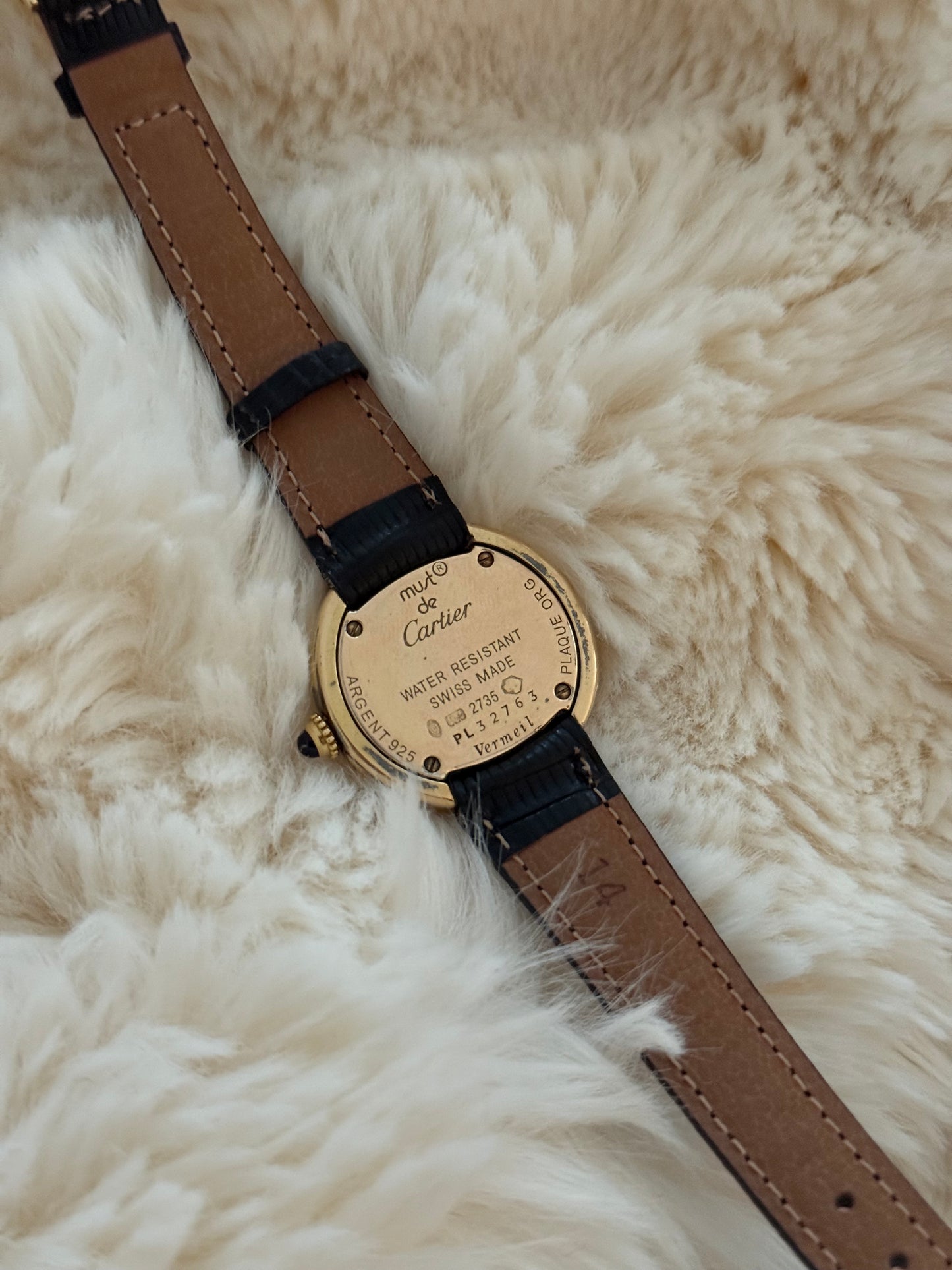 vintage must de Cartier trinity watch