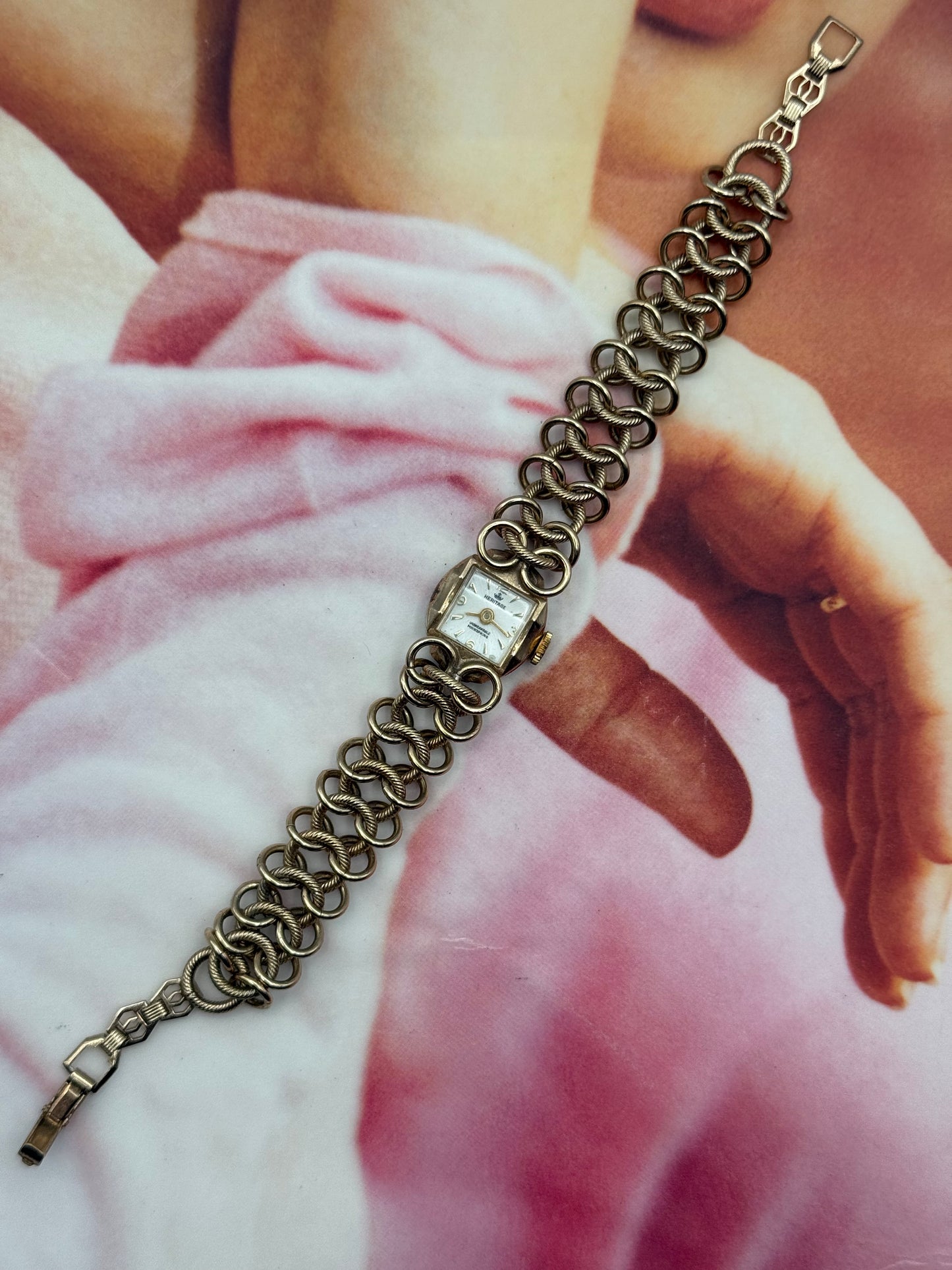 vintage heritage gold watch