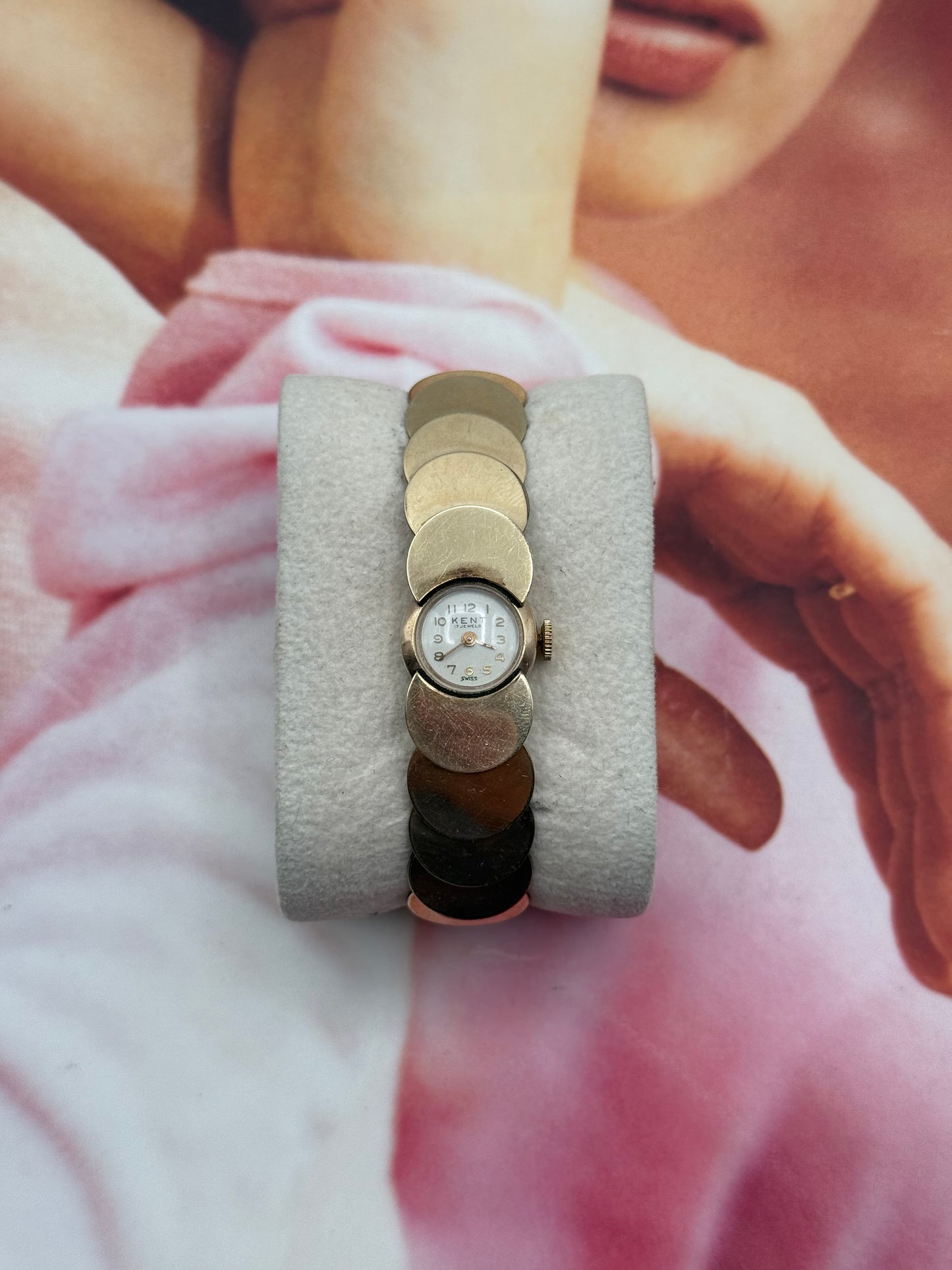 vintage kent gold watch