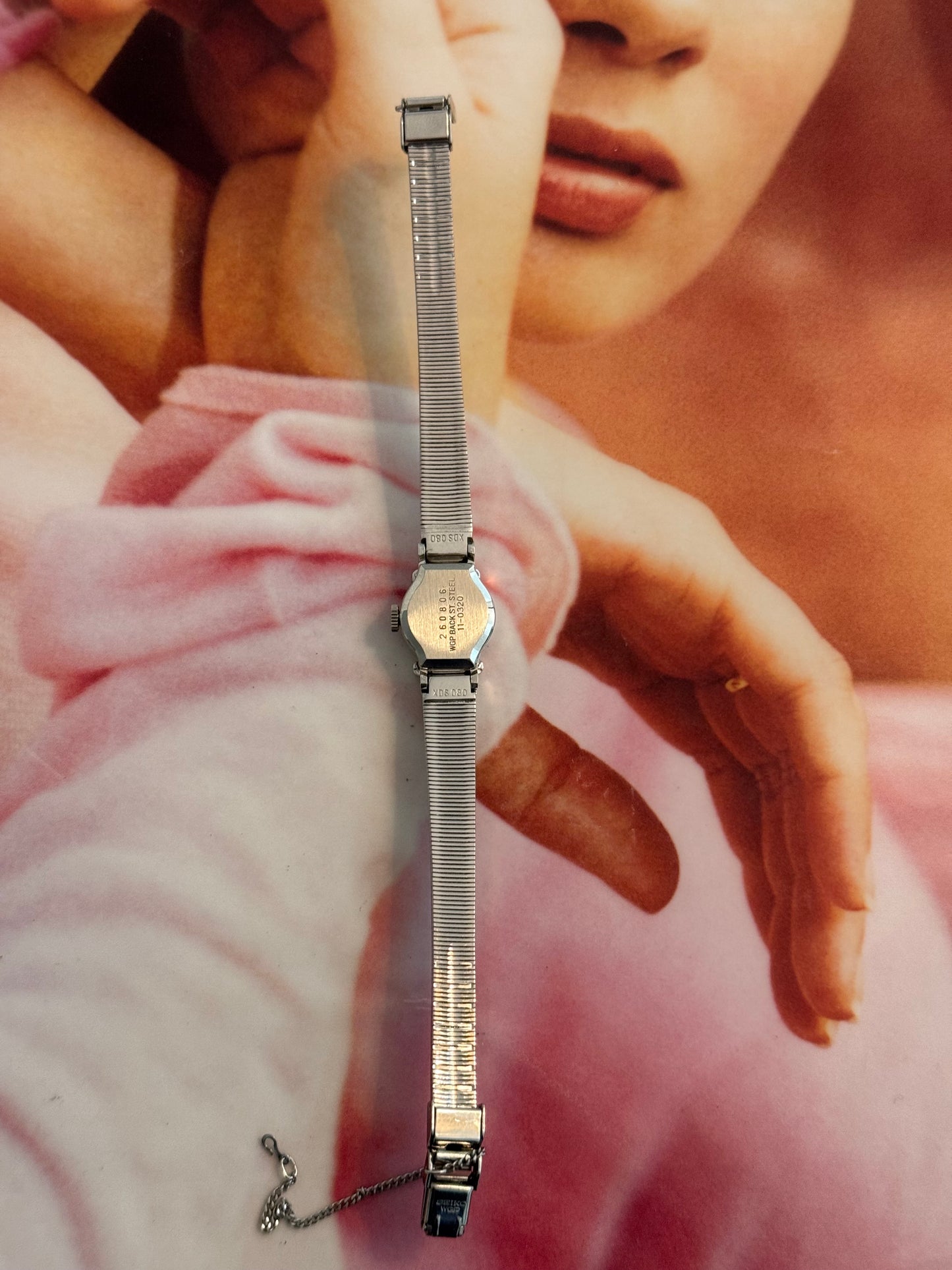 vintage seiko silver watch