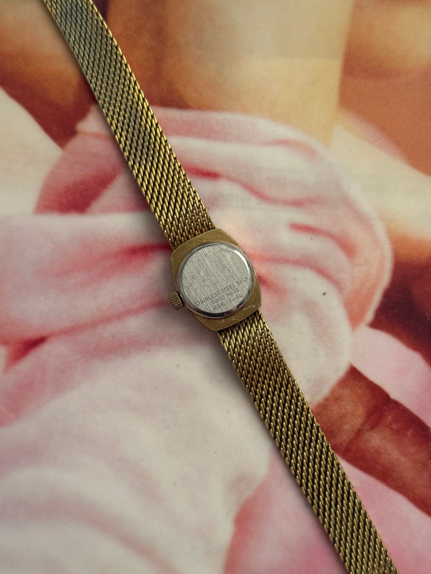 vintage sandoz gold watch