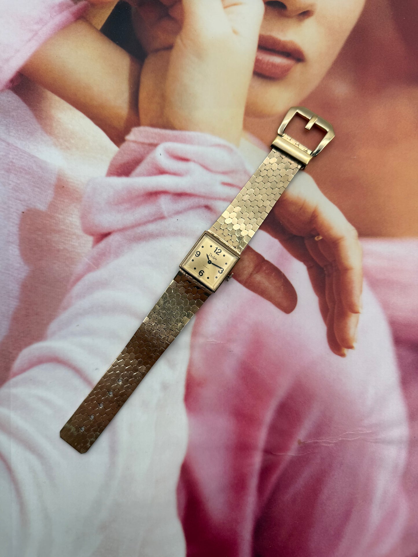 vintage Pedre gold watch