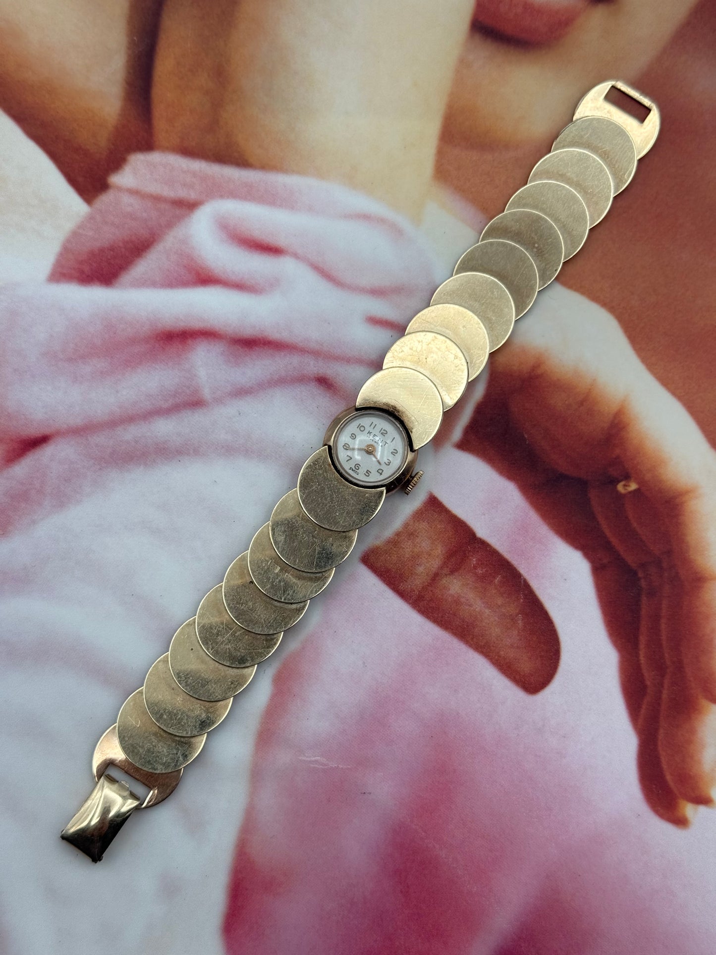 vintage kent gold watch
