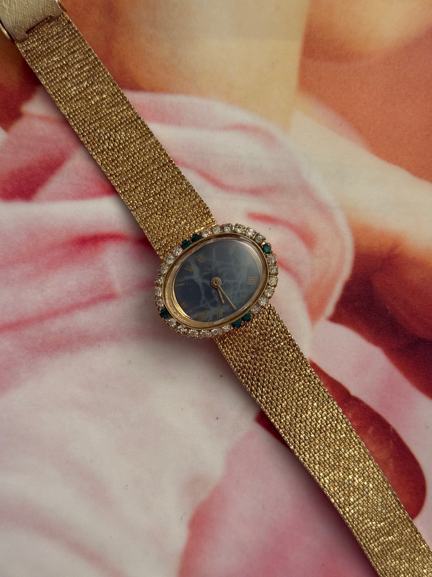 vintage lady sheffield gold watch