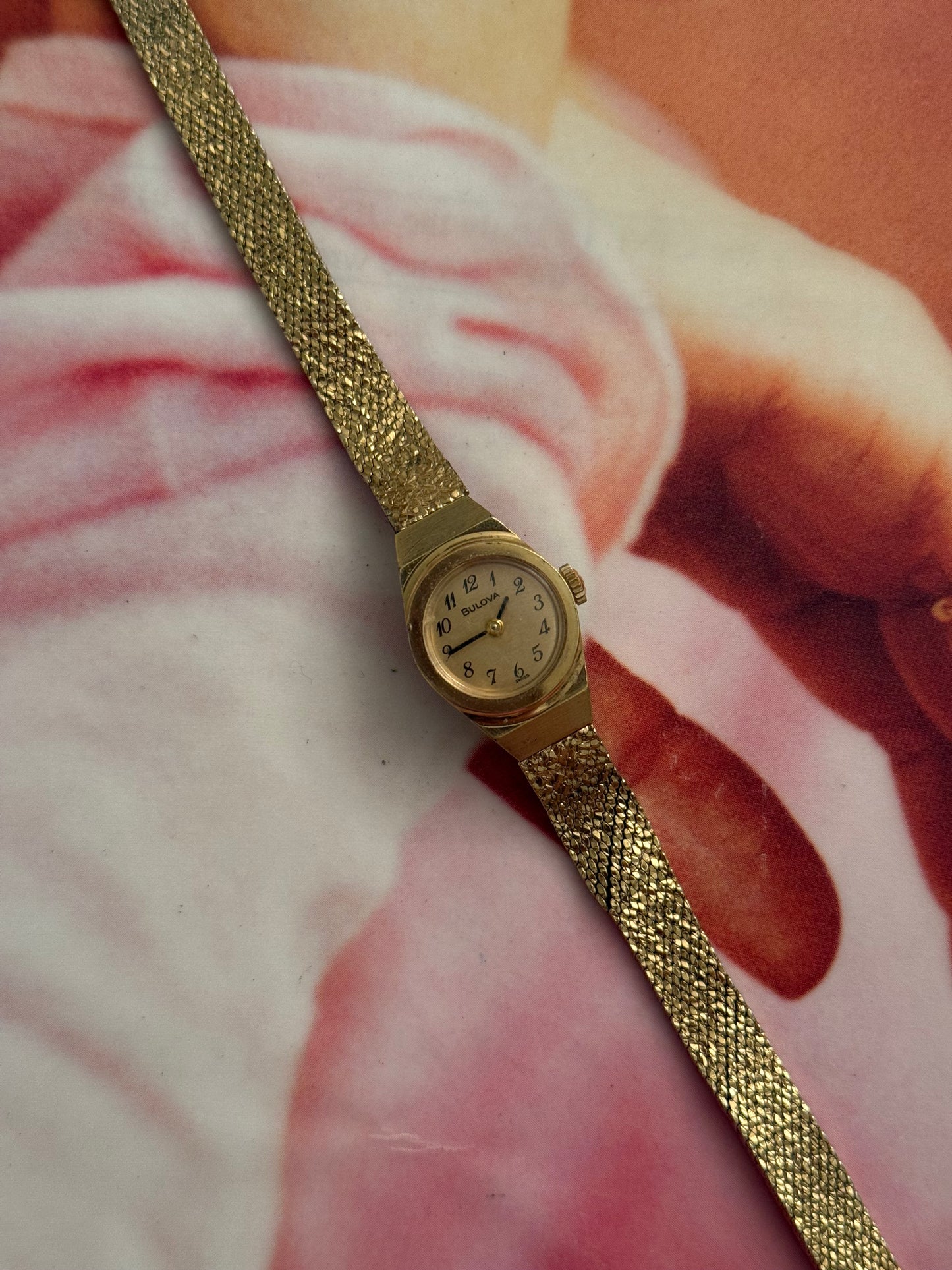 vintage bulova accutron gold watch