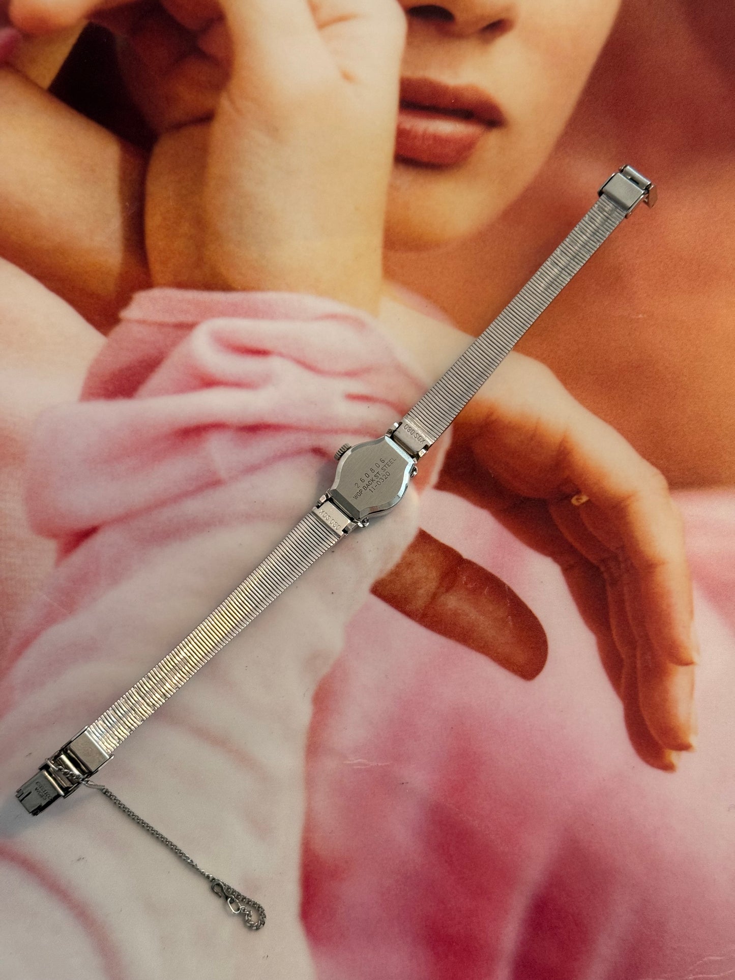 vintage seiko silver watch