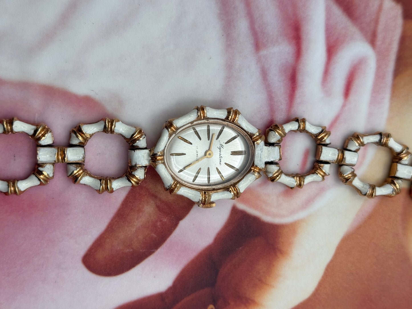 vintage magestime gold watch