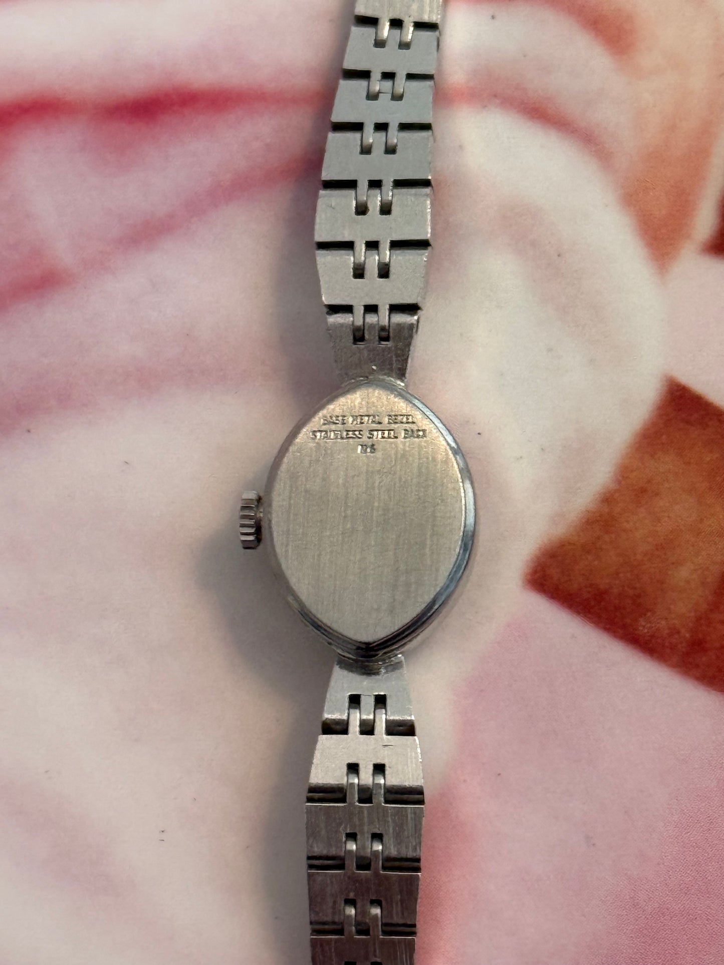 vintage caravelle silver watch