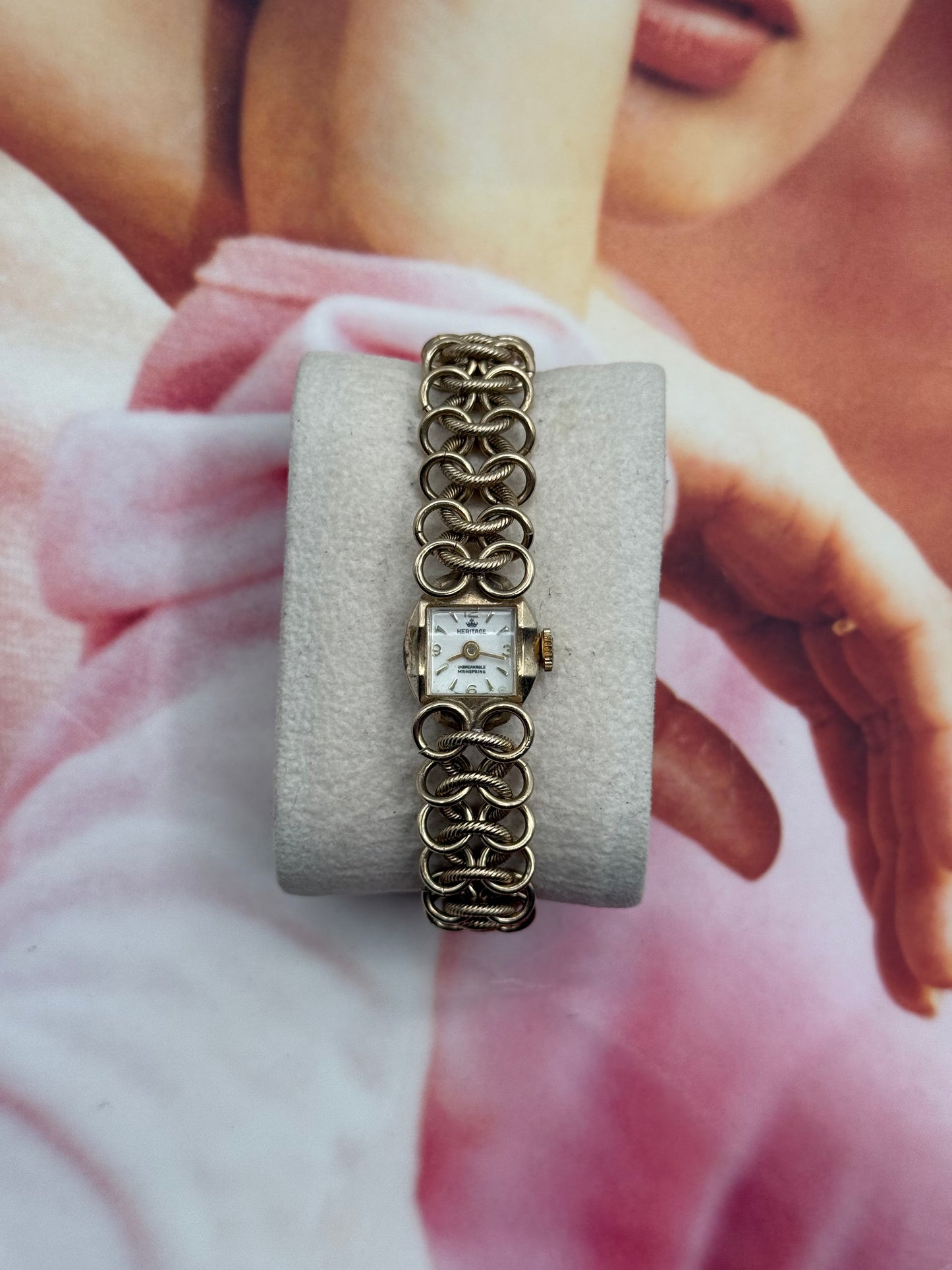 vintage heritage gold watch