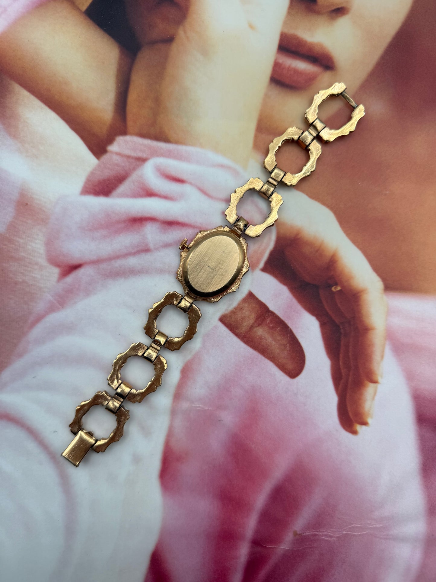 vintage magestime gold watch