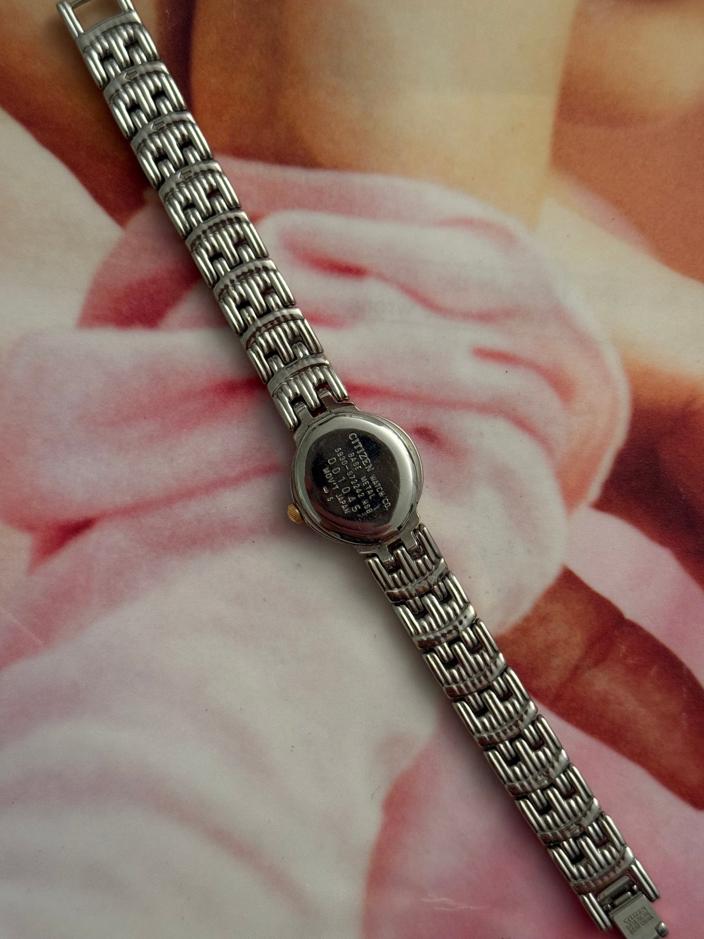 vintage citizen two tone watch
