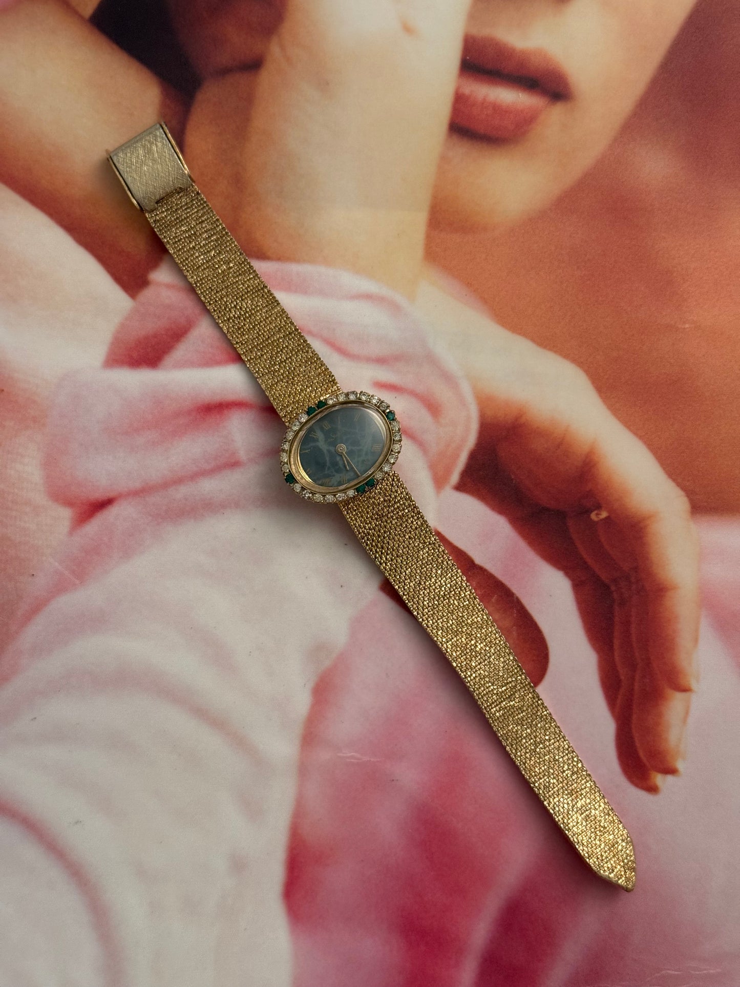 vintage lady sheffield gold watch