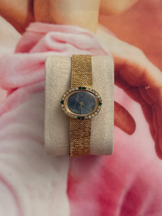 vintage lady sheffield gold watch