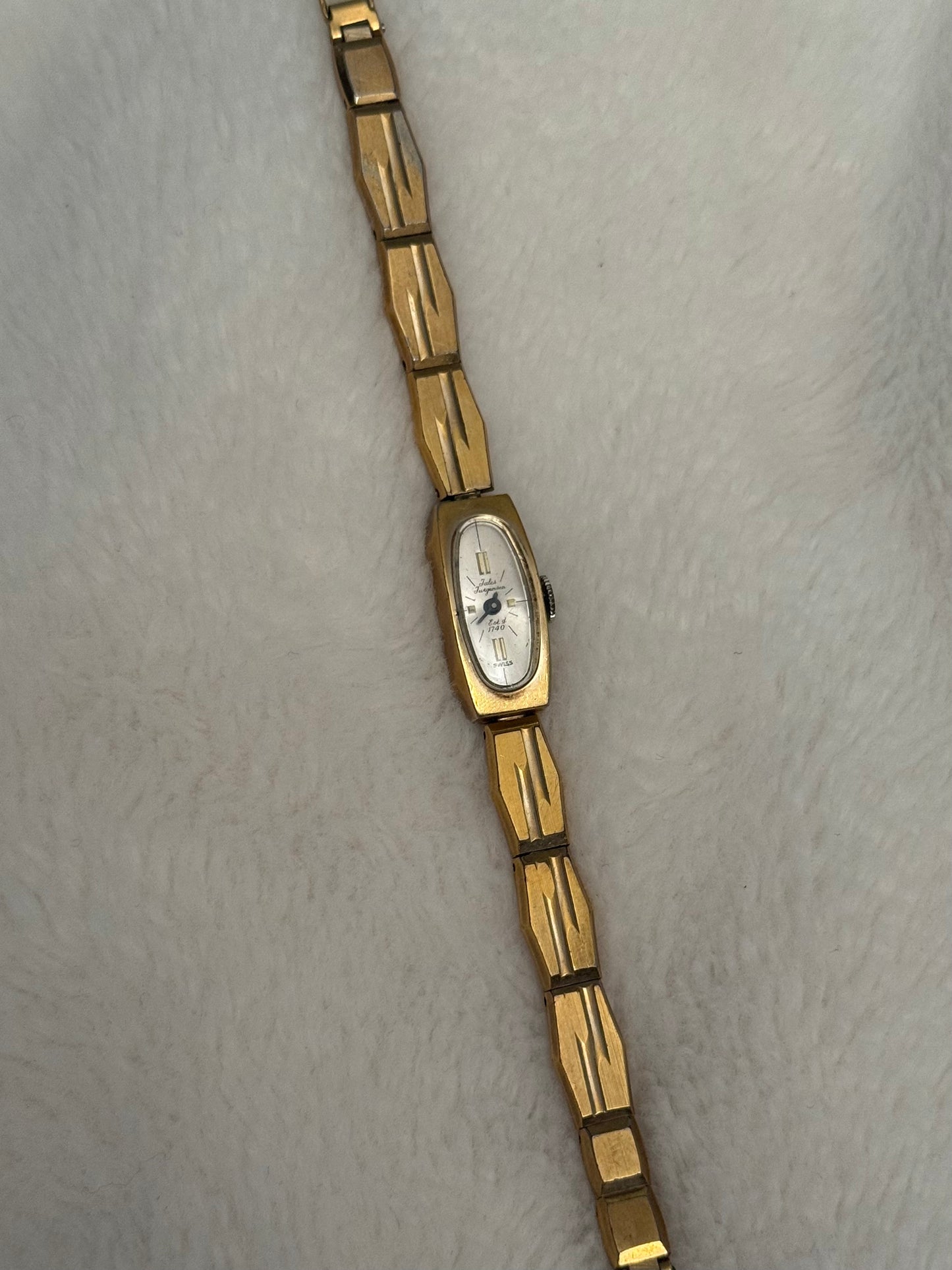 vintage jules jurgensen gold watch