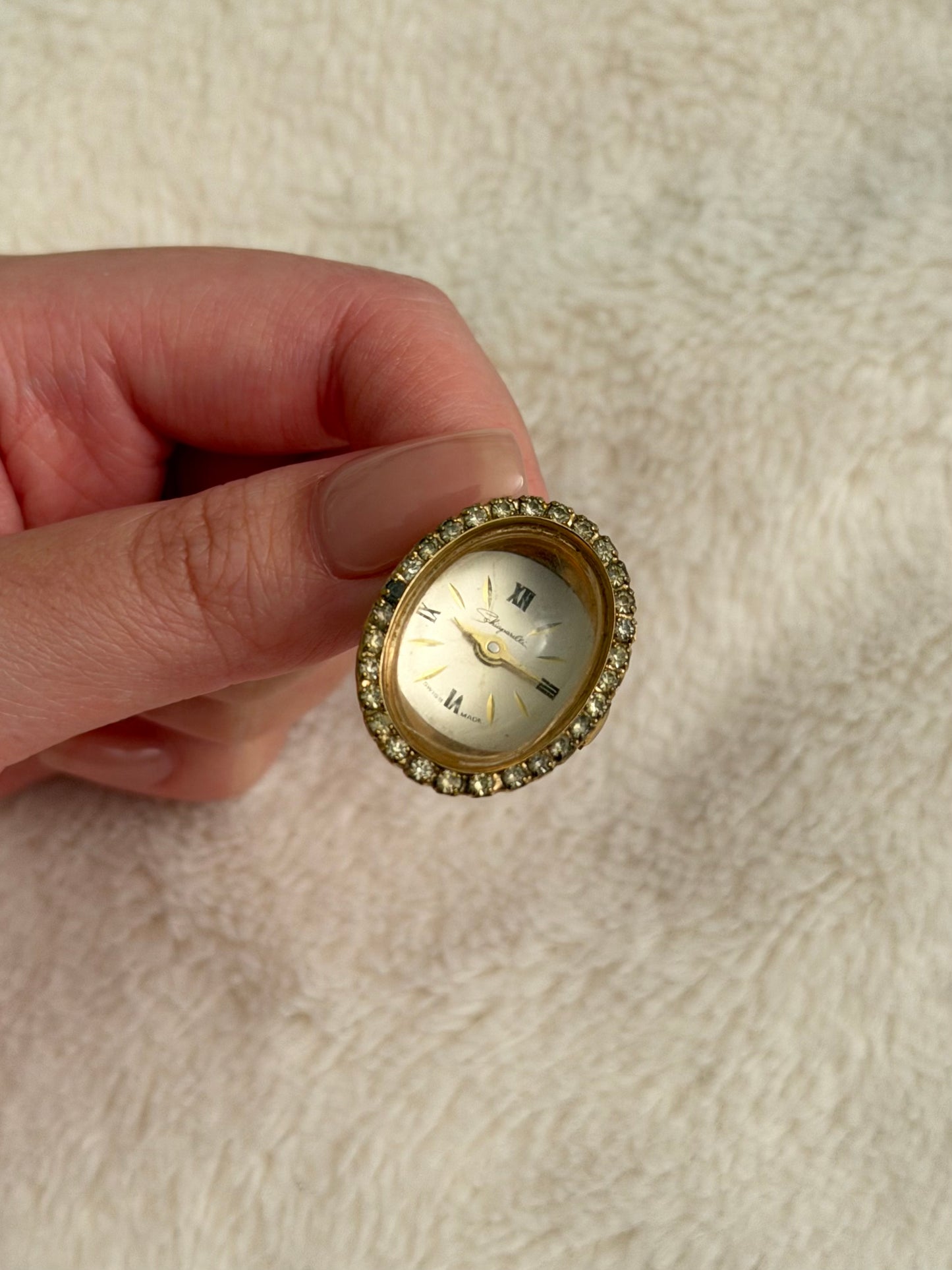 vintage Schiaparelli ring watch