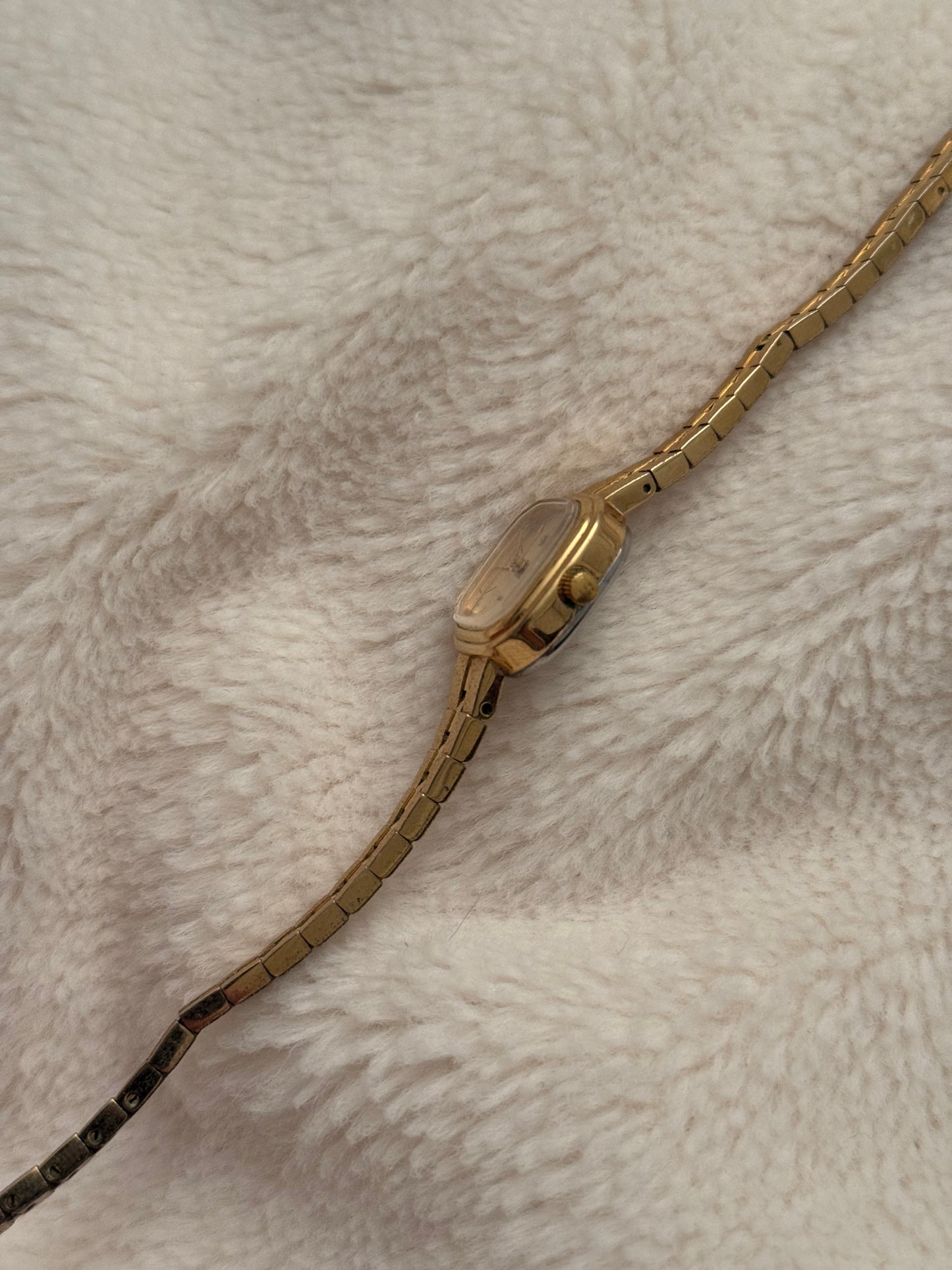 vintage timex gold watch