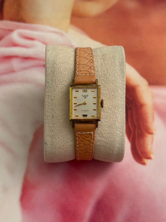 vintage eldor geneve tank watch
