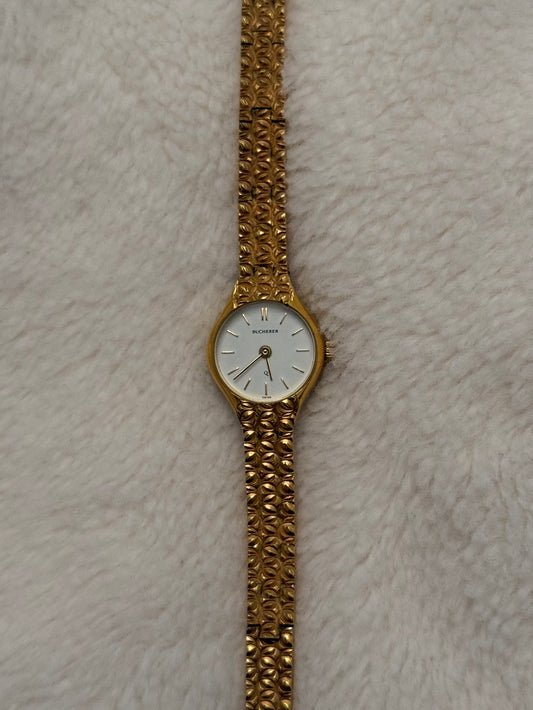 vintage bucherer gold watch