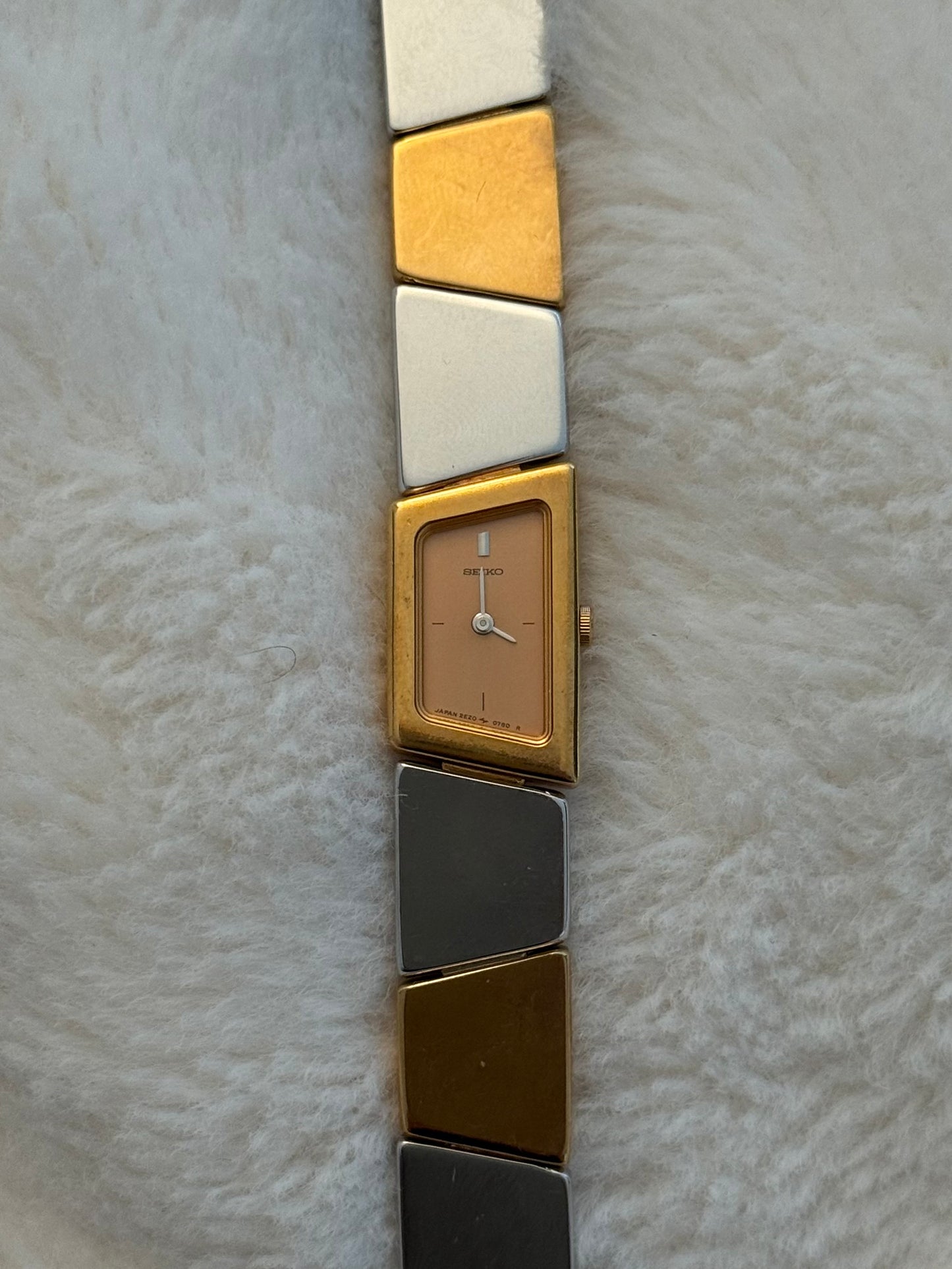 vintage seiko asymmetric watch