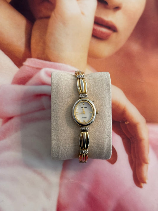 vintage waltham gold watch