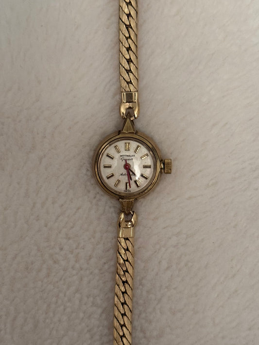 vintage wittnauer gold watch