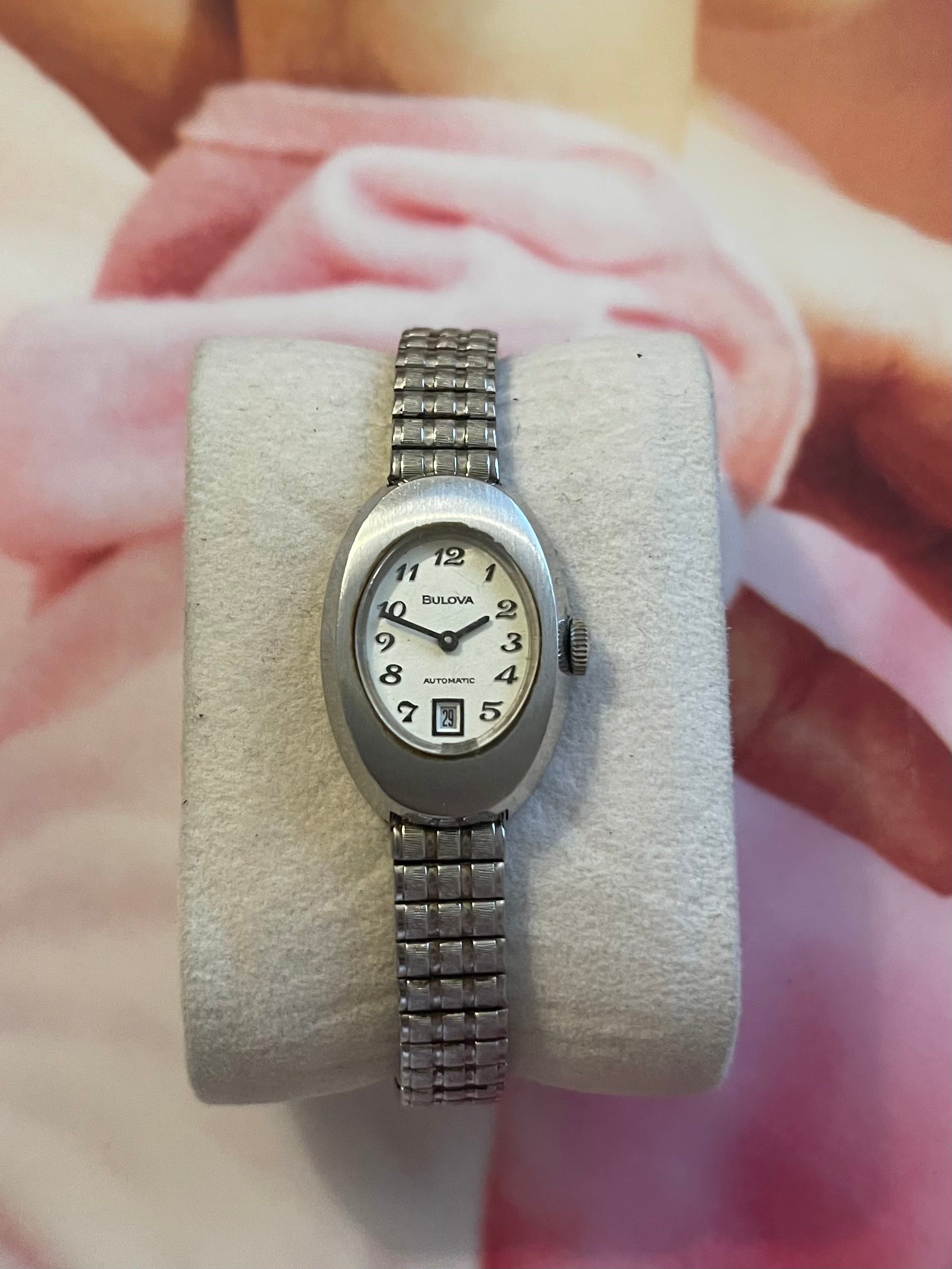 vintage bulova silver watch - RPM Vintage