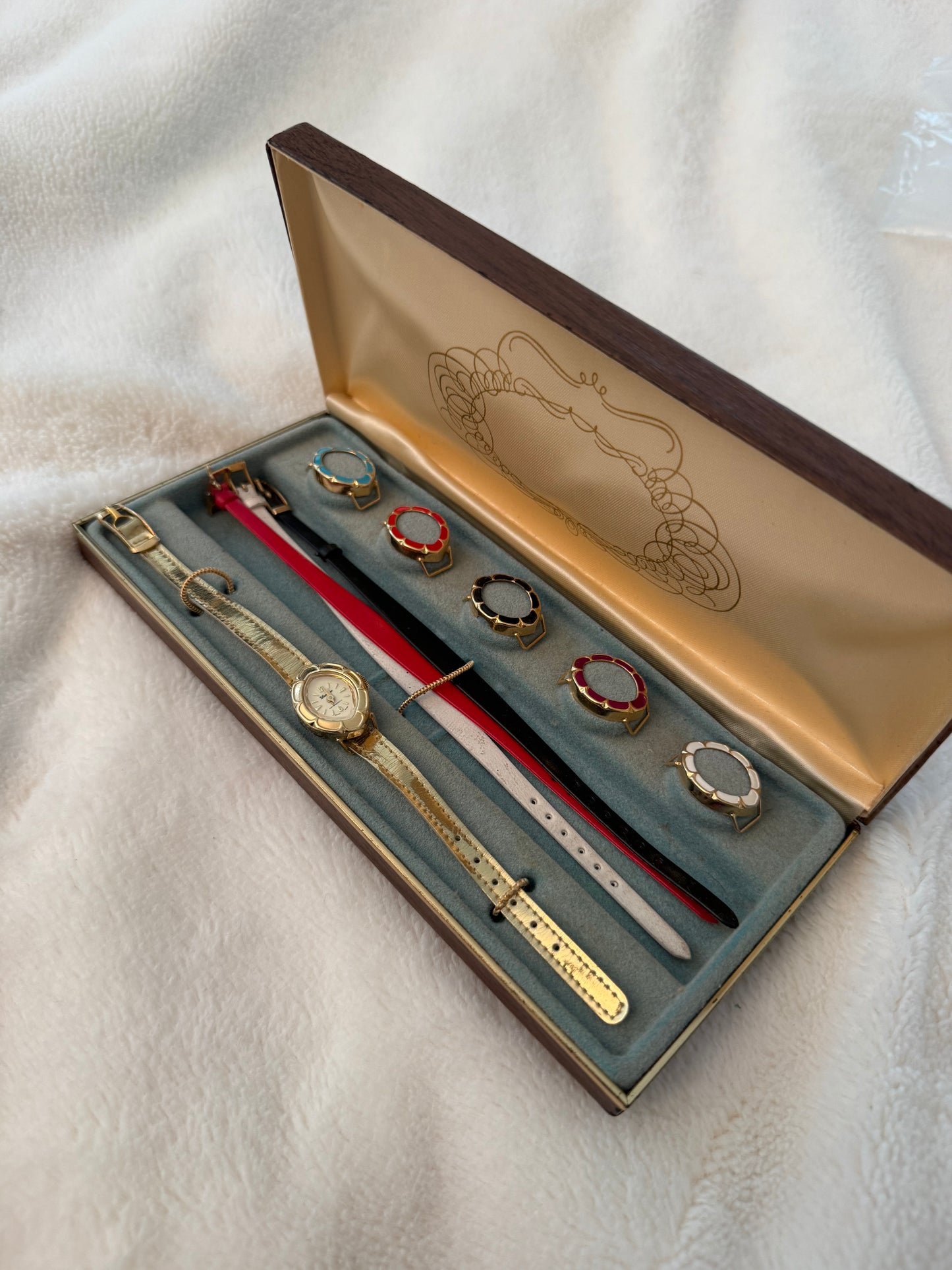 vintage lucerne interchangable watch w/ box