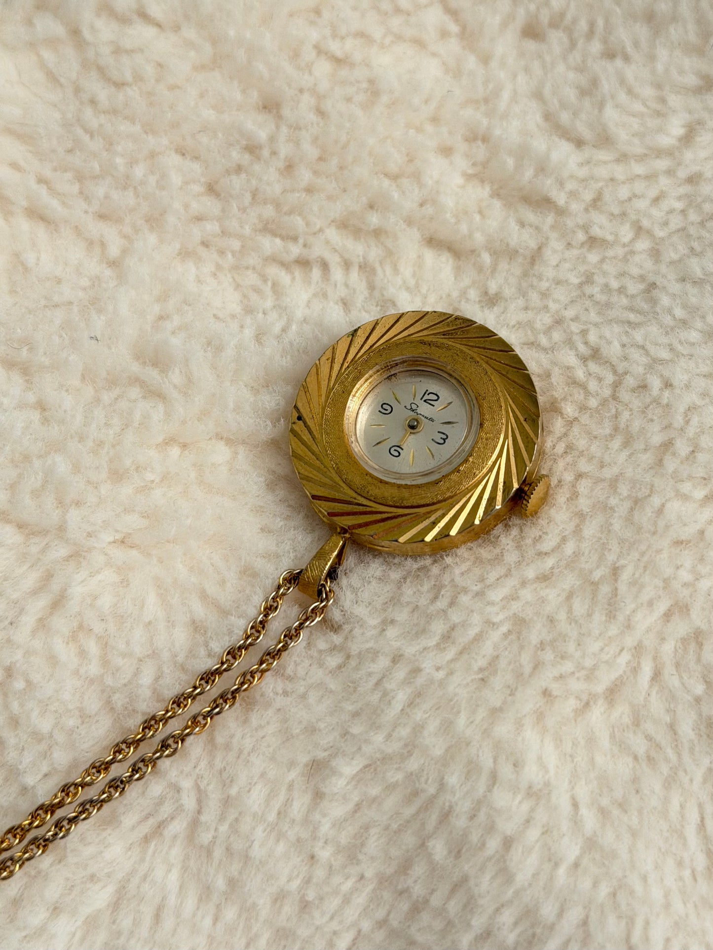 vintage Schiaparelli pendant watch