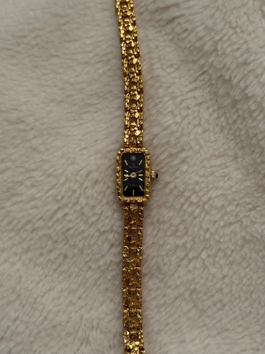 vintage elgin gold nugget watch