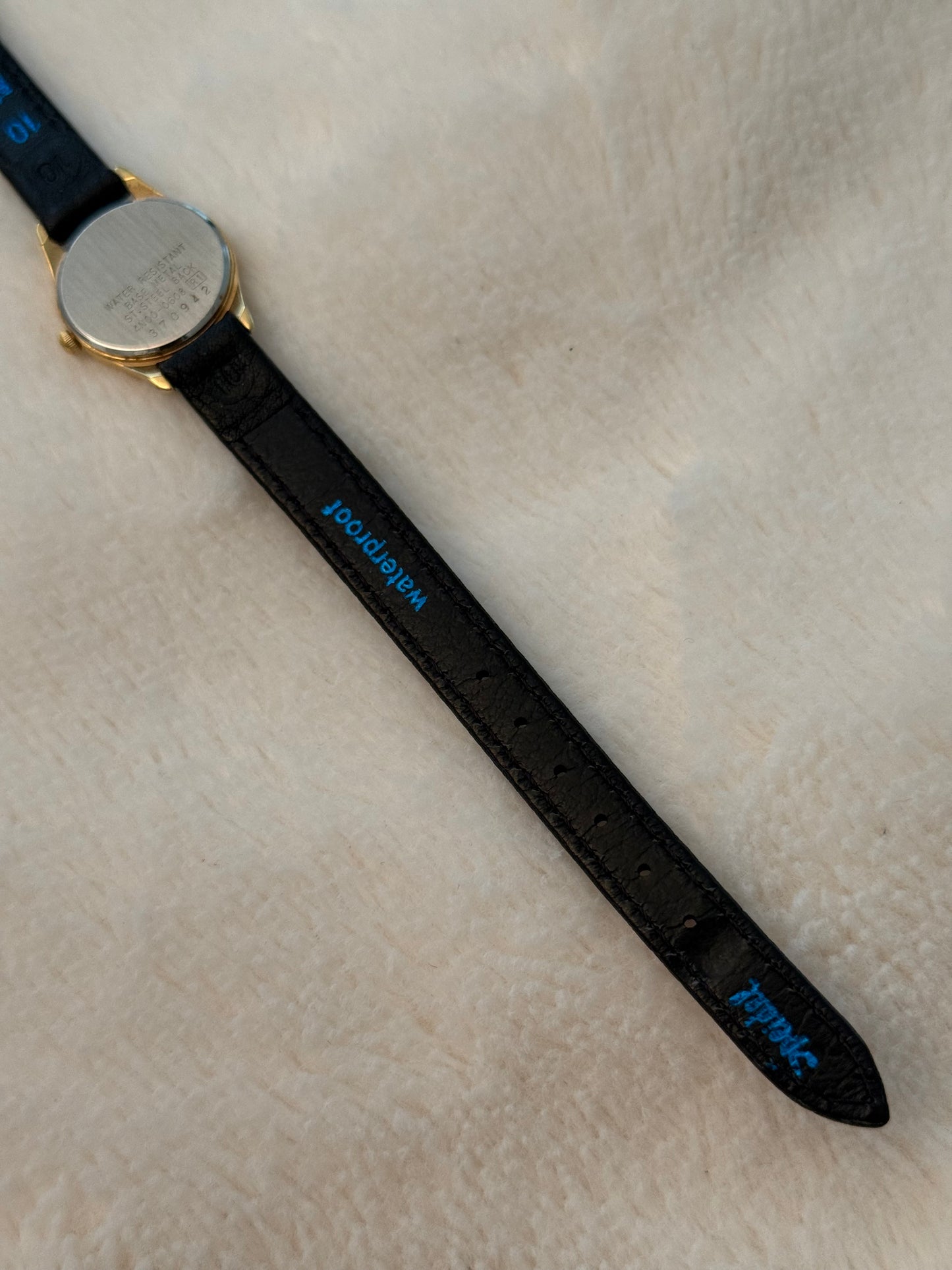 vintage seiko leather watch