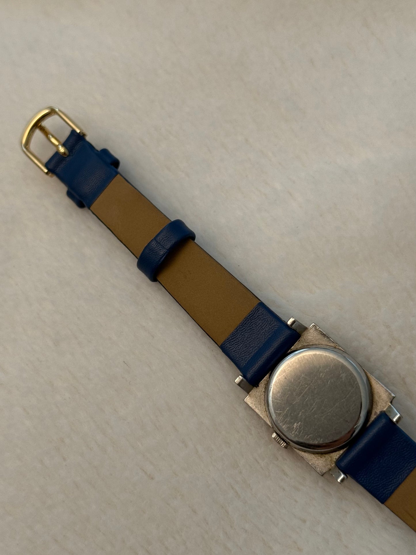 vintage sarcar geneve leather watch