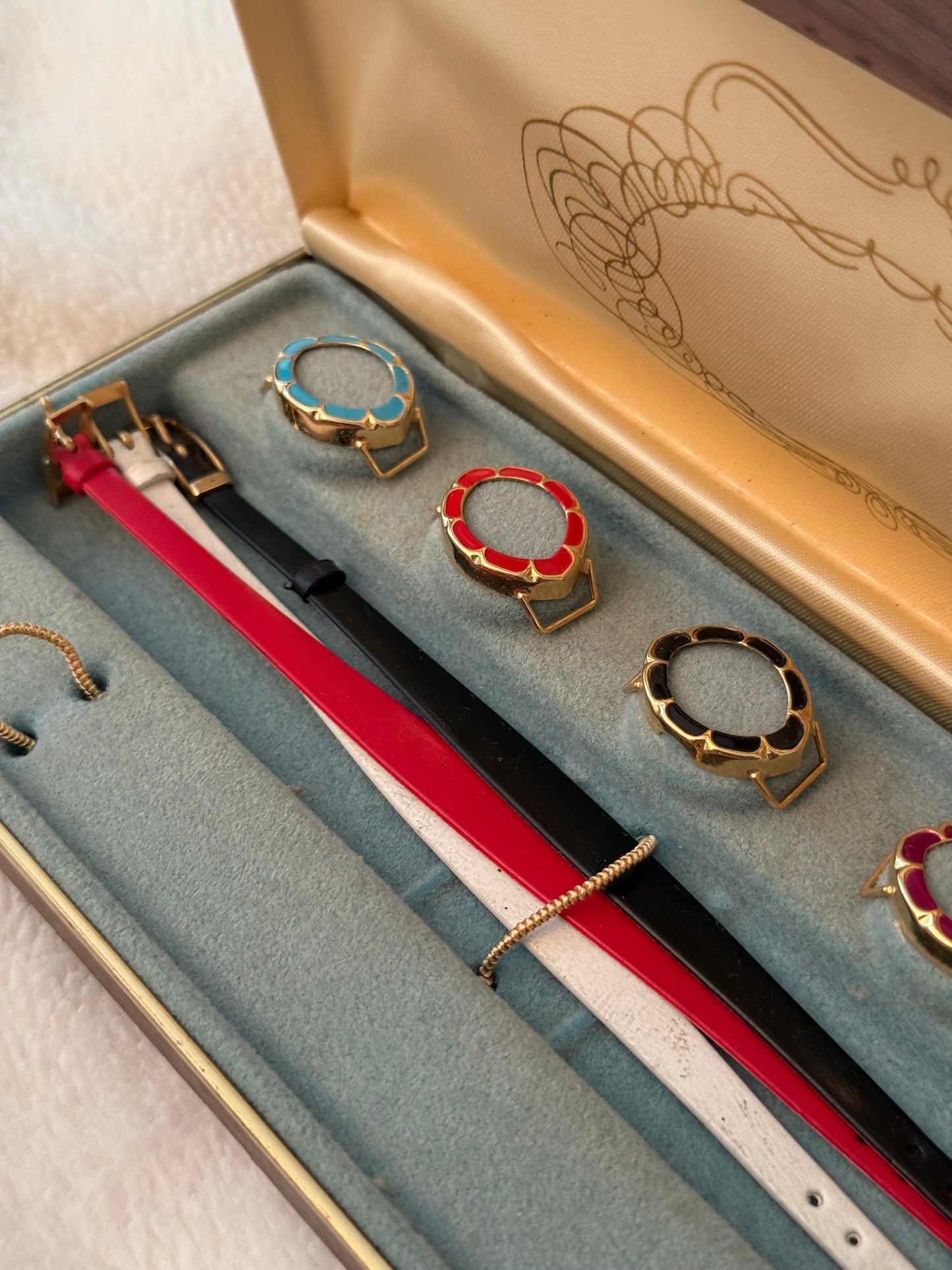 vintage lucerne interchangable watch w/ box