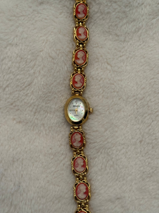 vintage gruen cameo watch