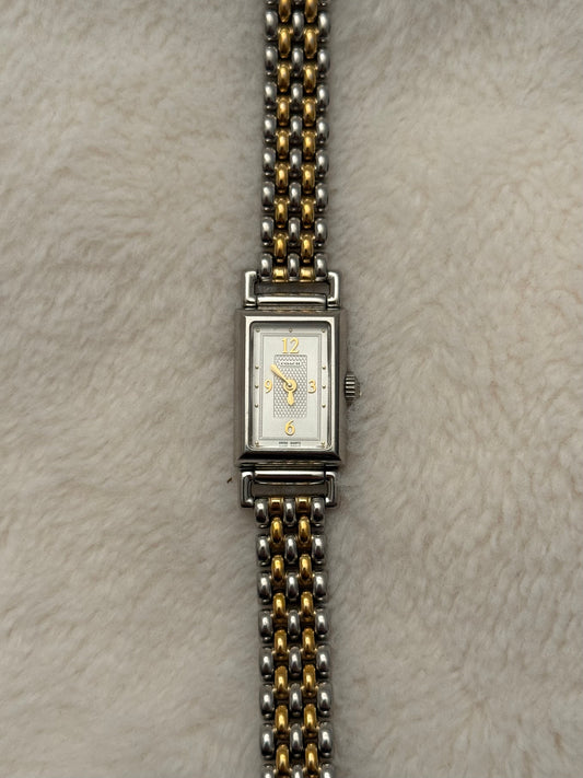 vintage coach two tone watch