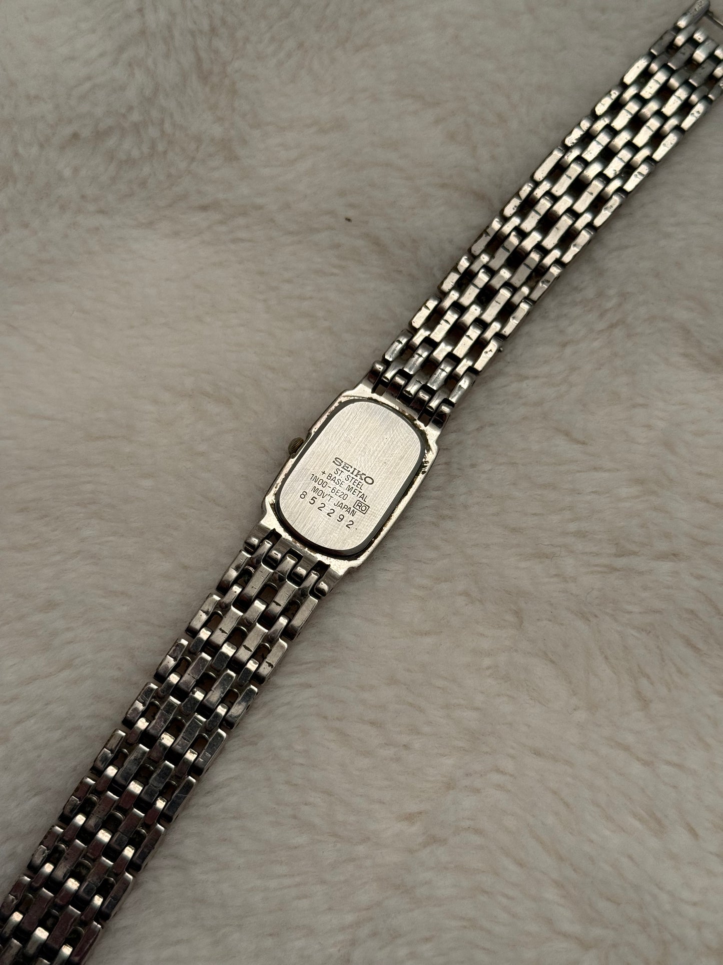 vintage seiko two tone watch