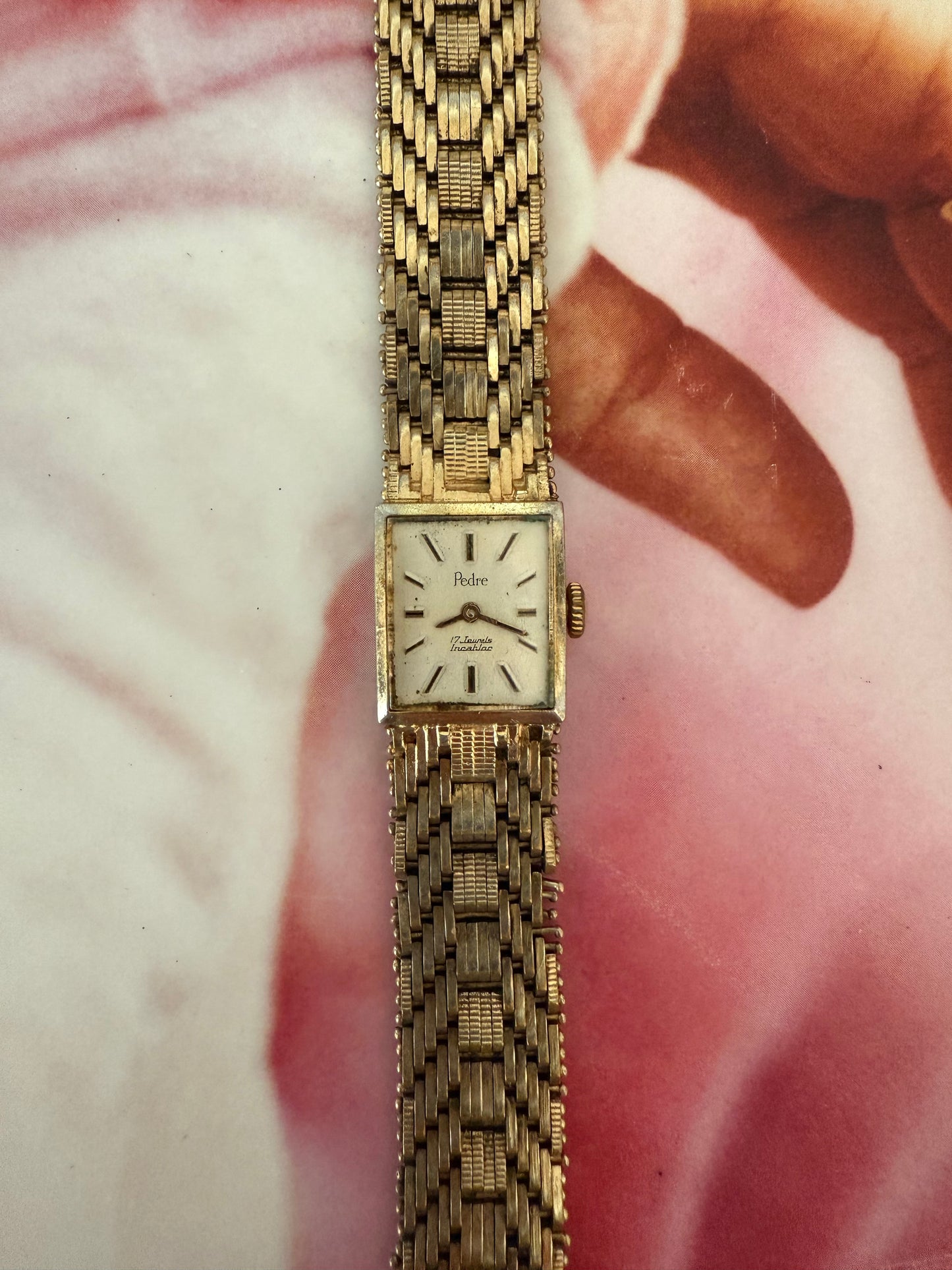 vintage Pedre gold watch