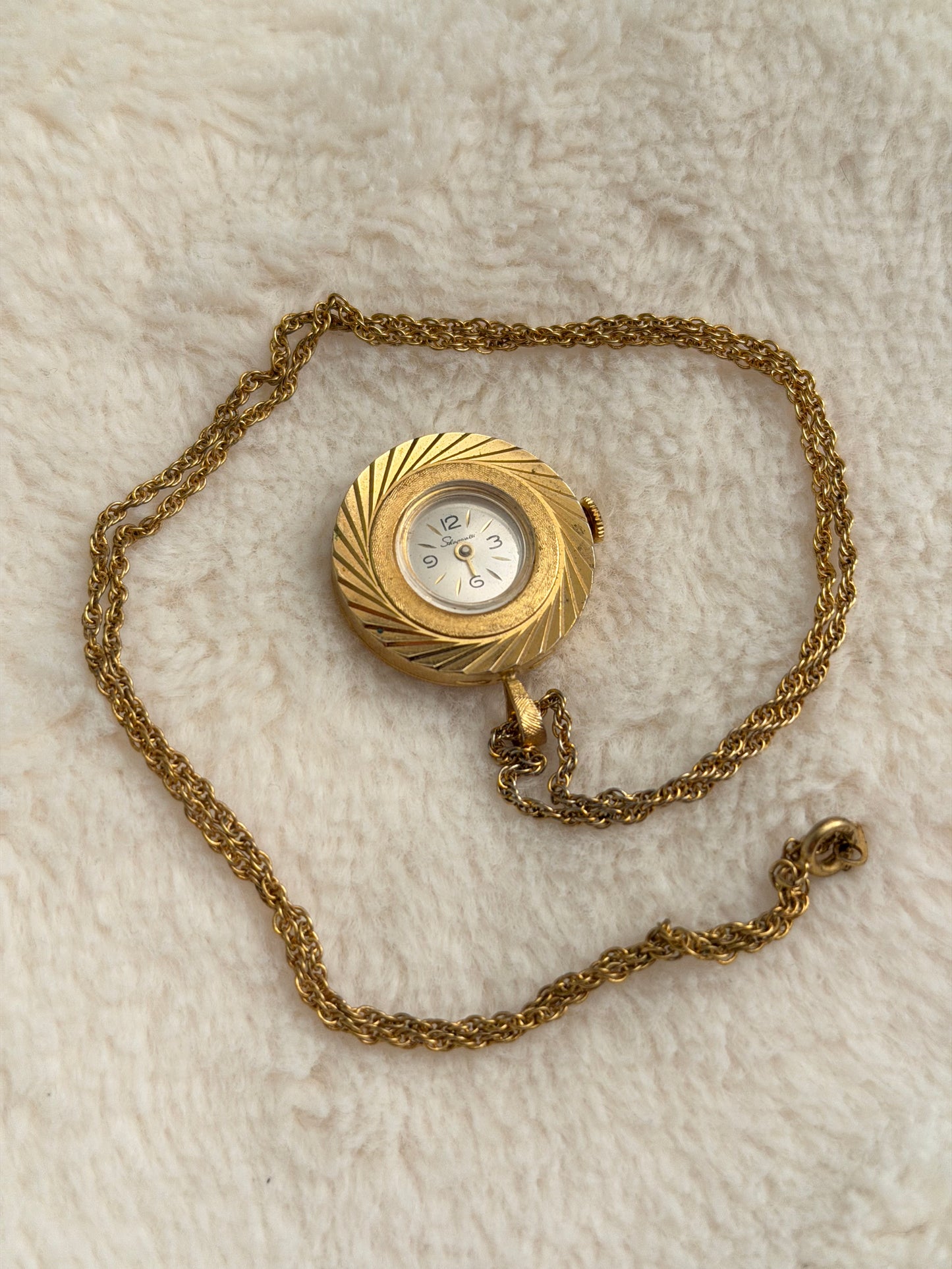 vintage Schiaparelli pendant watch