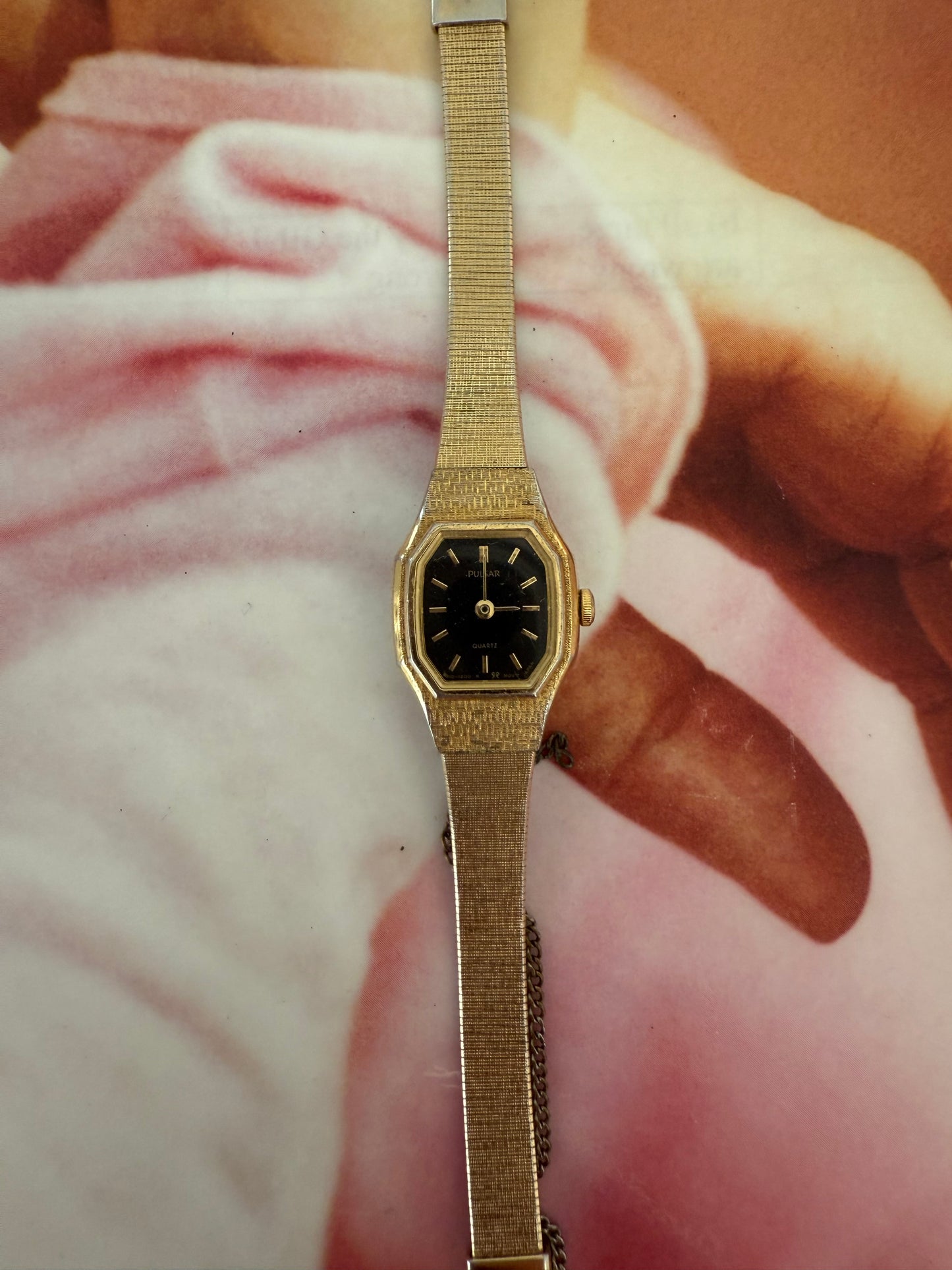 vintage pulsar gold watch