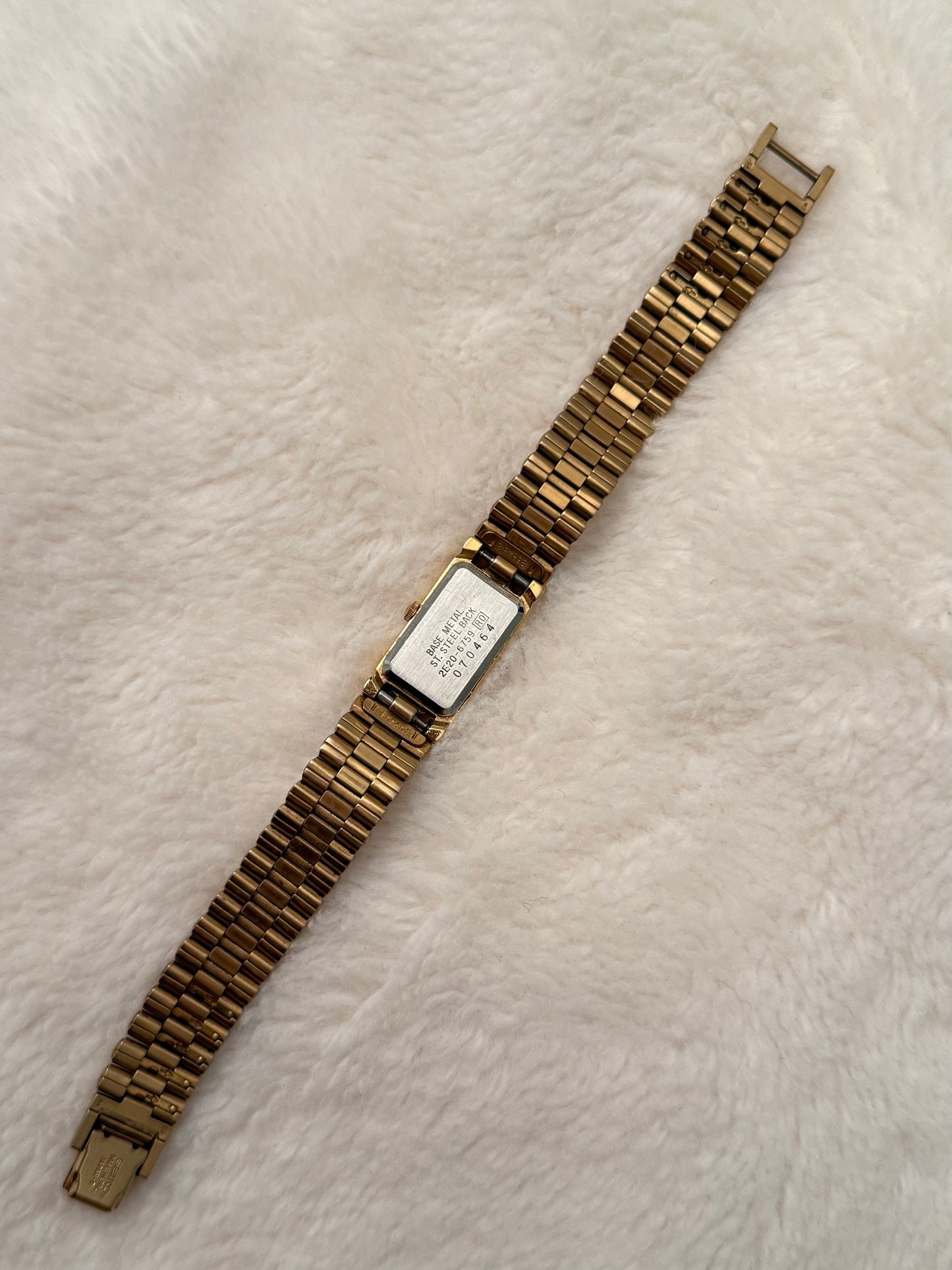 vintage seiko gold watch