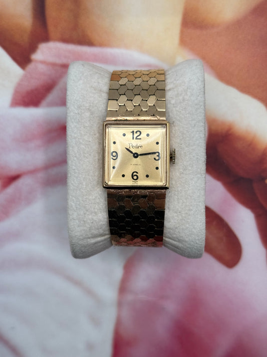 vintage Pedre gold watch