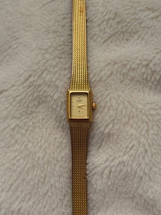 vintage citizen gold watch