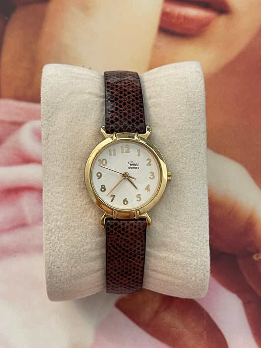 vintage timex leather watch - RPM Vintage