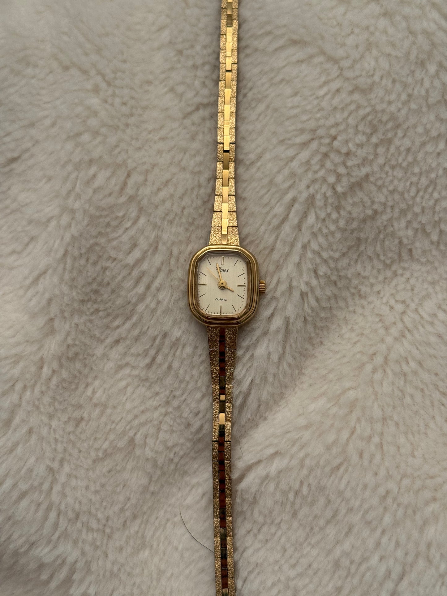 vintage timex gold watch